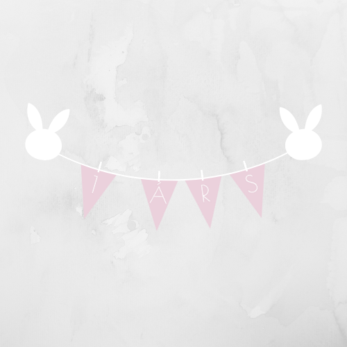 Afmælisborði | Bleikur