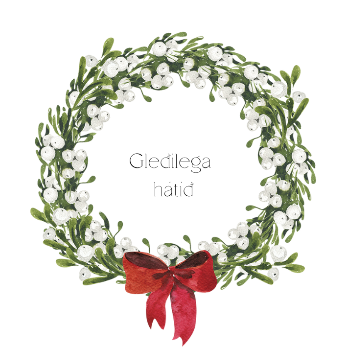 Jólamerkimiðar | 12 stk