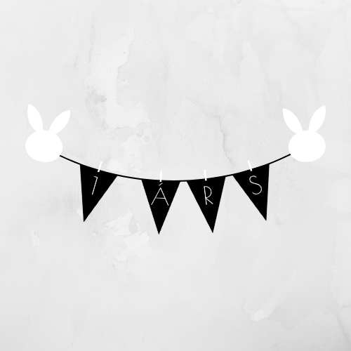 Afmælisborði | Svartur