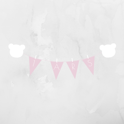 Afmælisborði | Bleikur