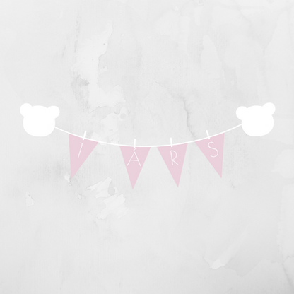 Afmælisborði | Bleikur