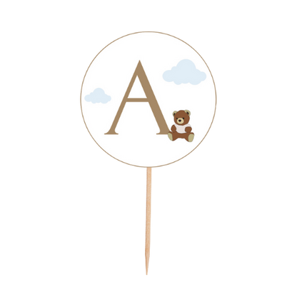 Cupcake toppar | Bókstafur
