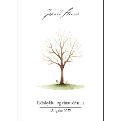 Tré fingrafara gestabók